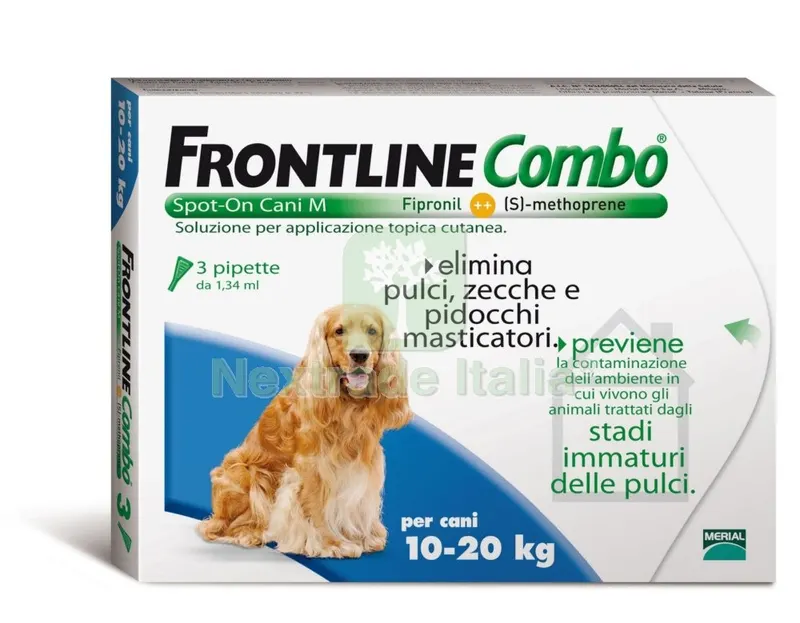 FRONTLINE COMBO KG.10-20 CANI MEDI (3) — Cani — rif. FERX.74037 FRONTLINE COMBO KG.10-20 CANI MEDI (3) — Cani — rif. FERX.74037