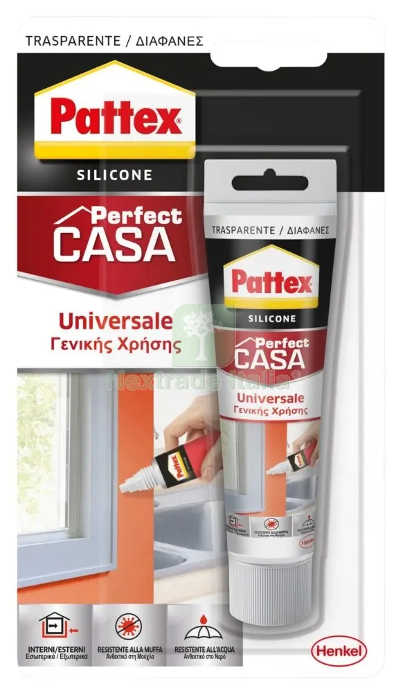12PZ SISTA SILICONE TRASPARENTE ML.60 — Adesivi e sigillanti — rif. FERX.7407