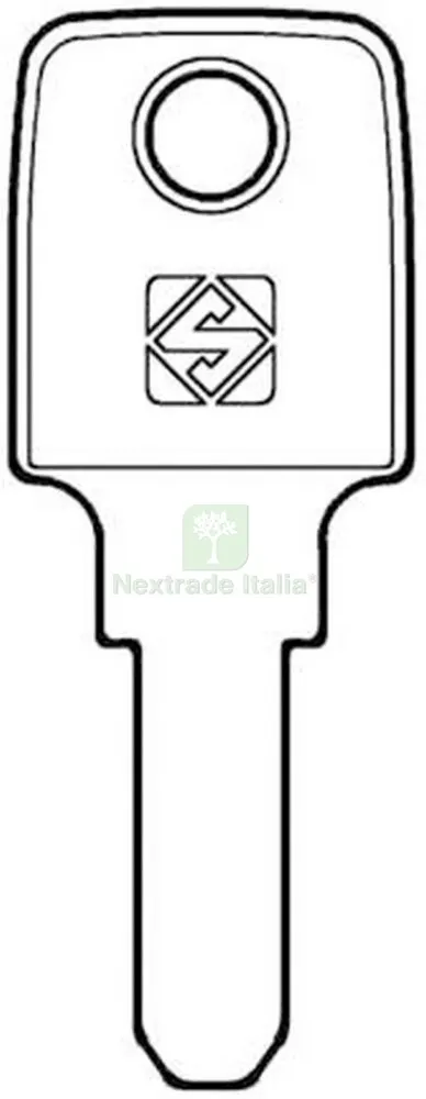 5PZ CHIAVE PUNZONATA SILCA MER39 — Serrature e cilindri — rif. FERX.74190