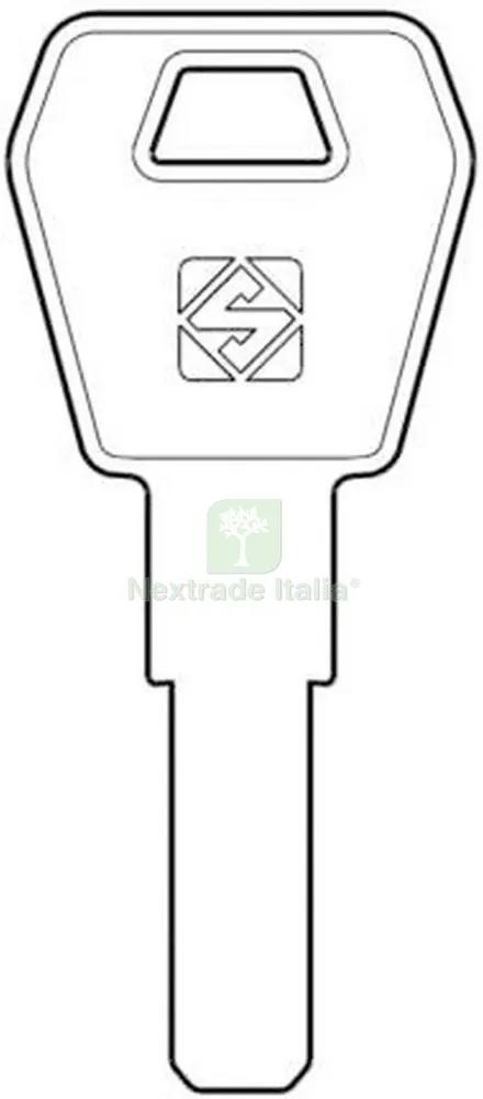 5PZ CHIAVE PUNZONATA SILCA ZD25 — Serrature e cilindri — rif. FERX.74193
