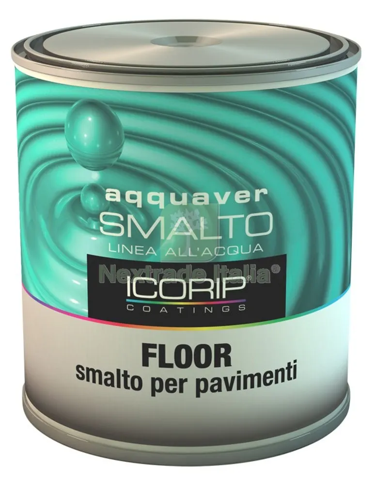 Smalto 'AQQUAVER-FLOOR' Grigio LT.0,750 — Vernici e smalti — rif. FERX.74313