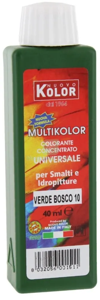 12PZ COLOR-ANTE UNIVERSALE ML.40 VERDE BOSCO 10RL — Decorativi e effetti — rif. FERX.74321