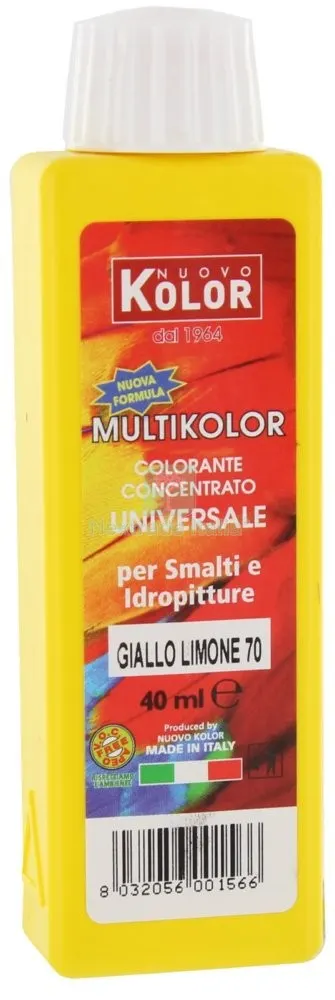 12PZ COLOR-ANTE UNIVERSALE ML.40 LIMONE 70R — Decorativi e effetti — rif. FERX.74326