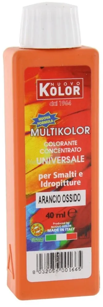 12PZ COLOR-ANTE UNIVERSALE ML.40 ARANCIO OSS. 100RL — Decorativi e effetti — rif. FERX.74381 12PZ COLOR-ANTE UNIVERSALE ML.40 ARANCIO OSS. 100RL — Decorativi e effetti — rif. FERX.74381