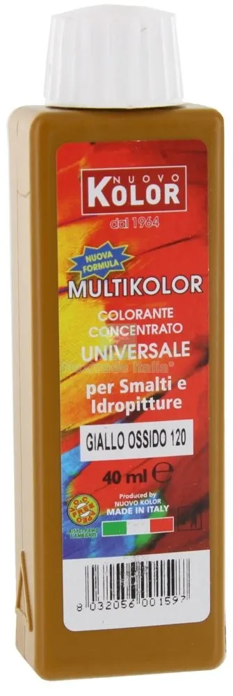 12PZ COLOR-ANTE UNIVERSALE ML.40 GIALLO OCRA 120RL — Decorativi e effetti — rif. FERX.74402