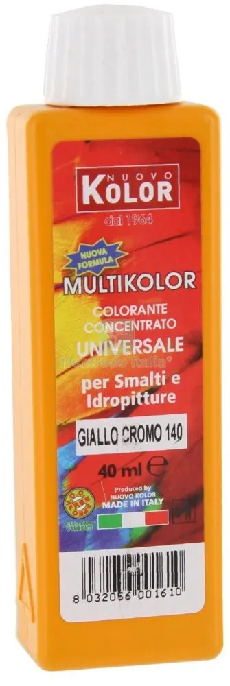 12PZ COLOR-ANTE UNIVERSALE ML.40 GIALLO CROMO 140R — Decorativi e effetti — rif. FERX.74409