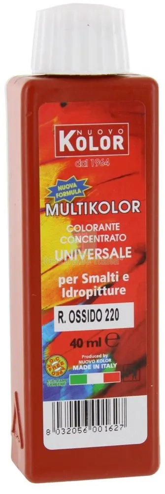 12PZ COLOR-ANTE UNIVERSALE ML.40 ROSSO OSSIDO 220RL — Scarichi e sifoni — rif. FERX.74492 12PZ COLOR-ANTE UNIVERSALE ML.40 ROSSO OSSIDO 220RL — Scarichi e sifoni — rif. FERX.74492