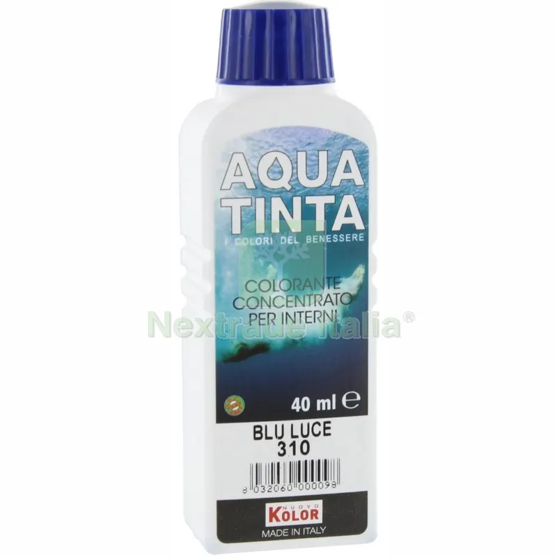 10PZ AQUATINTA PER INTERNI ML.40 310 BLU LUCE — Decorativi e effetti — rif. FERX.7453