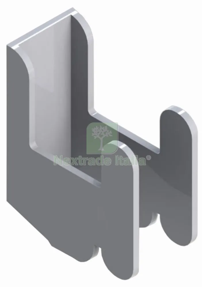 100PZ GANCIO PER RIPIANO — Casalinghi e organizzazione — rif. FERX.7459 100PZ GANCIO PER RIPIANO — Casalinghi e organizzazione — rif. FERX.7459