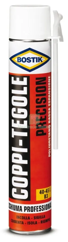 12PZ Bostik Schiuma Tegole e Coppi 750 ML — Adesivi e sigillanti — rif. FERX.74890