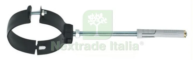 COLLARE PESANTE PER TUBO D 12 CM NERO — Fascette e collari — rif. FERX.7498 COLLARE PESANTE PER TUBO D 12 CM NERO — Fascette e collari — rif. FERX.7498