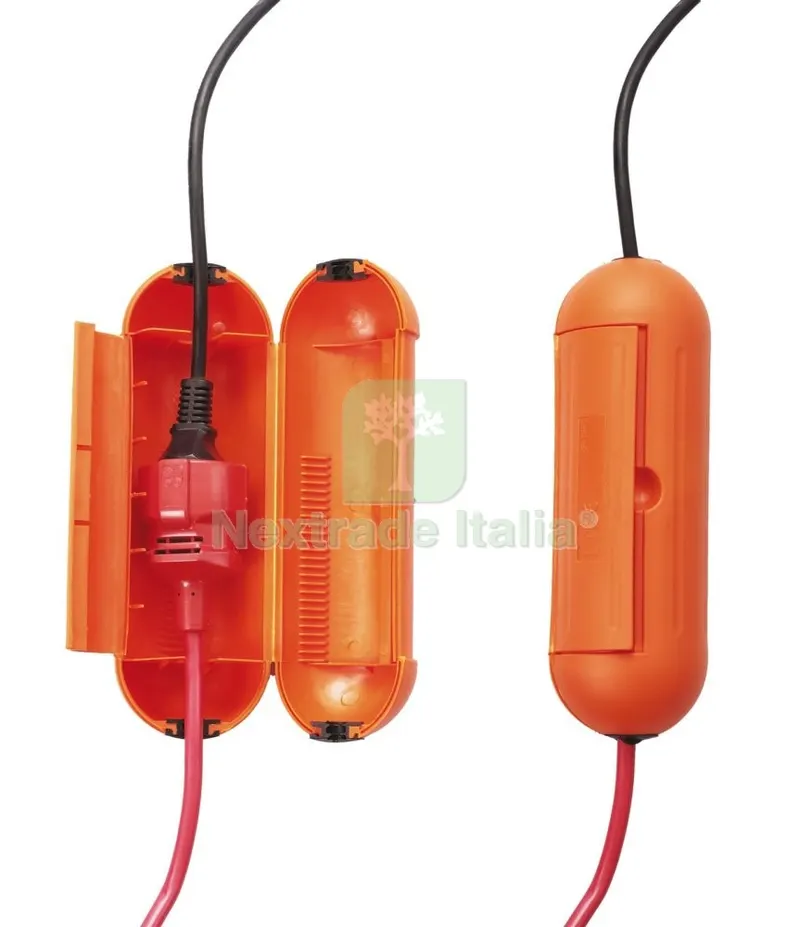 GUSCIO DI PROTEZIONE SPINA ELETTRICA IP44 ARANCIO — Interruttori e prese — rif. FERX.74985 GUSCIO DI PROTEZIONE SPINA ELETTRICA IP44 ARANCIO — Interruttori e prese — rif. FERX.74985