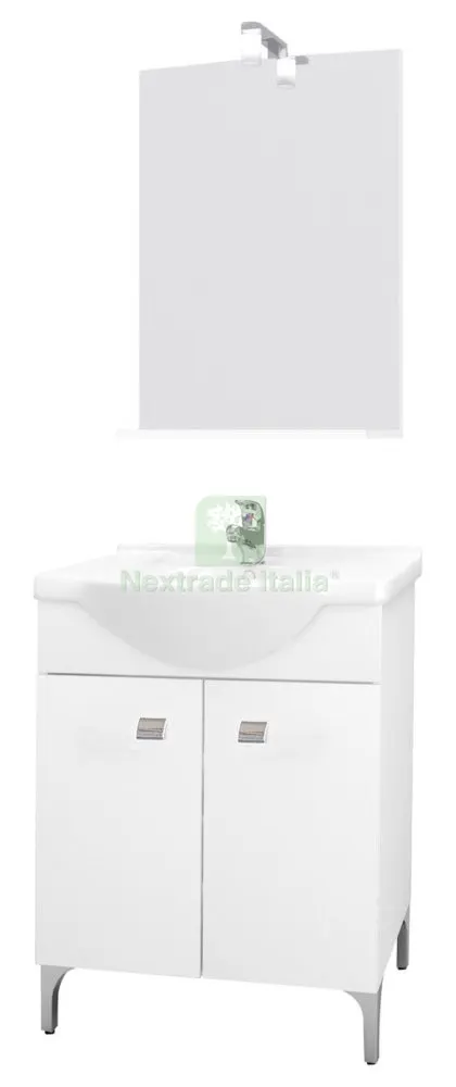 MOBILE BAGNO DESY 58 COMPLETO BIANCO — Accessori bagno — rif. FERX.7536 MOBILE BAGNO DESY 58 COMPLETO BIANCO — Accessori bagno — rif. FERX.7536