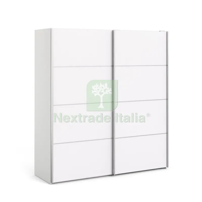 Kit Armadio Verona 2 Ante Scorrevoli Bianco CM.182 — Arredo — rif. FERX.7540 Kit Armadio Verona 2 Ante Scorrevoli Bianco CM.182 — Arredo — rif. FERX.7540