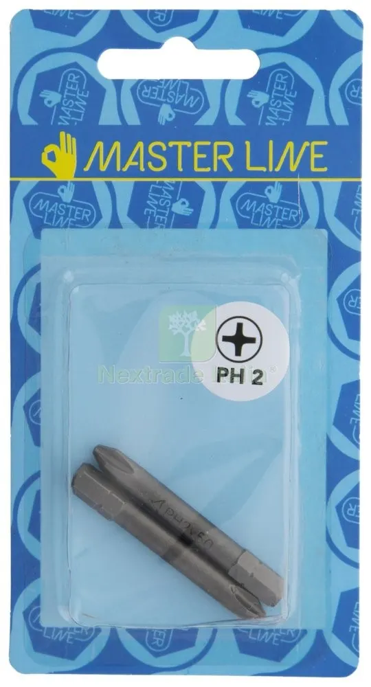 5BLISTER BLISTER INSERTI A CROCE MM.50 GR.2 (PEZZI 2) — Inserti e bit per avvitatori — rif. FERX.75601 5BLISTER BLISTER INSERTI A CROCE MM.50 GR.2 (PEZZI 2) — Inserti e bit per avvitatori — rif. FERX.75601