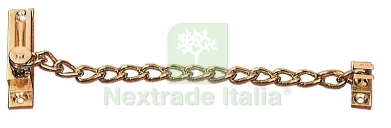 6BLISTER Blister Catena di Sicurezza Ottone Lucido ART. 500 — Tempo libero outdoor — rif. FERX.75749
