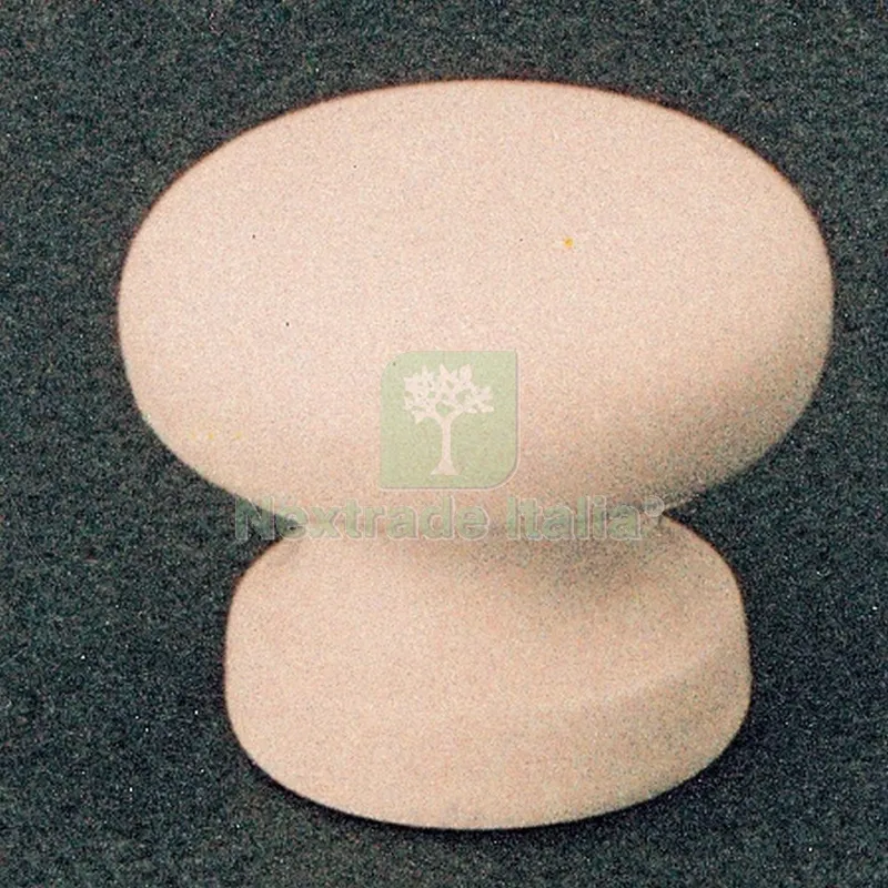 5BLISTER Blister Pomoli in Legno Laccato Bianchi MM.25 (PZ.2) — Maniglie e pomelli — rif. FERX.75918