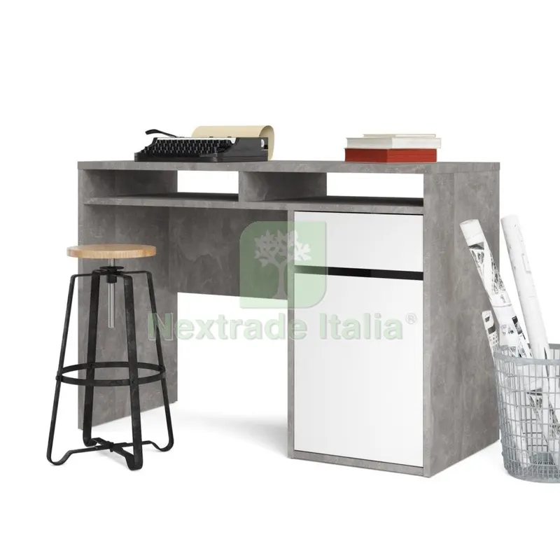 Kit Scrivania Function Plus 110X48X77 Cemento — Arredo — rif. FERX.75944 Kit Scrivania Function Plus 110X48X77 Cemento — Arredo — rif. FERX.75944
