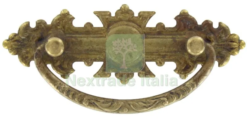 BLISTER MANIGLIA ANTICATA 06305 MM.115X50 OTTONE ANTICO — Maniglie e pomelli — rif. FERX.76054