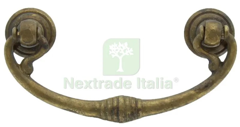 Blister Maniglia Anticata 03027 MM.82X40 Ottone Antico — Maniglie e pomelli — rif. FERX.76060 Blister Maniglia Anticata 03027 MM.82X40 Ottone Antico — Maniglie e pomelli — rif. FERX.76060
