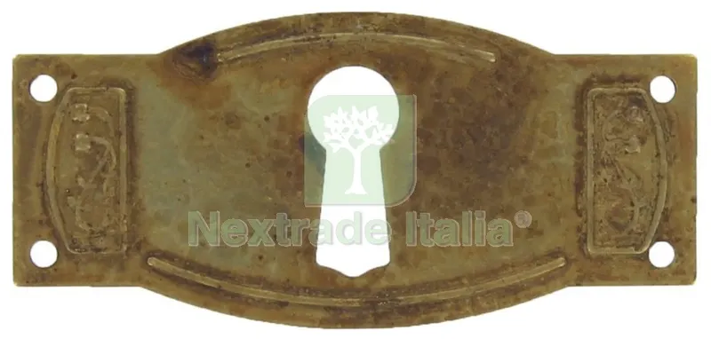 6BLISTER Blister Bocchetta Anticata 30698 MM.60X28 Ottone Antico — Ferramenta per legno e mobili — rif. FERX.76080 6BLISTER Blister Bocchetta Anticata 30698 MM.60X28 Ottone Antico — Ferramenta per legno e mobili — rif. FERX.76080