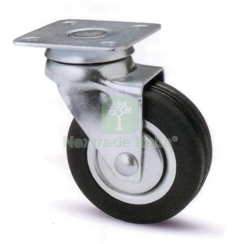 20PZ Ruota per Mobile ART. 160 Diametro 40 con Piastra — Arredo — rif. FERX.7617 20PZ Ruota per Mobile ART. 160 Diametro 40 con Piastra — Arredo — rif. FERX.7617