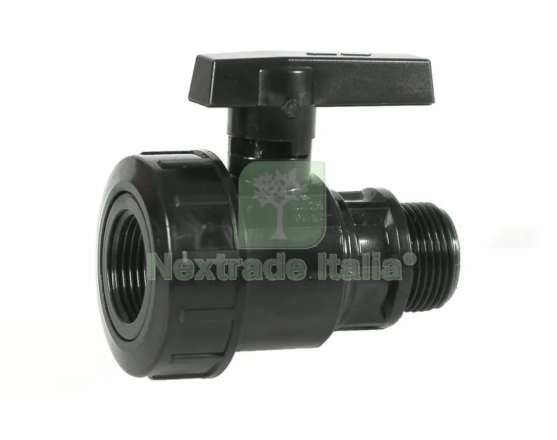 3PL PL RACCORDO NYLON VALVOLA A SFERA MASCHIO FEMMINA 1" — Tubi e raccordi — rif. FERX.76322