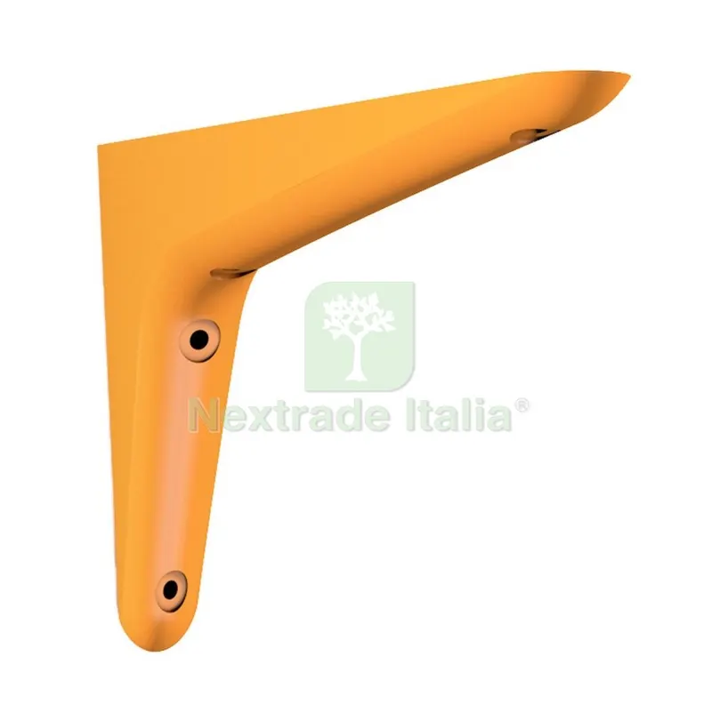 12PZ Reggimensola MOD.PICASSO 170 MM Arancio — Ferramenta per legno e mobili — rif. FERX.76473