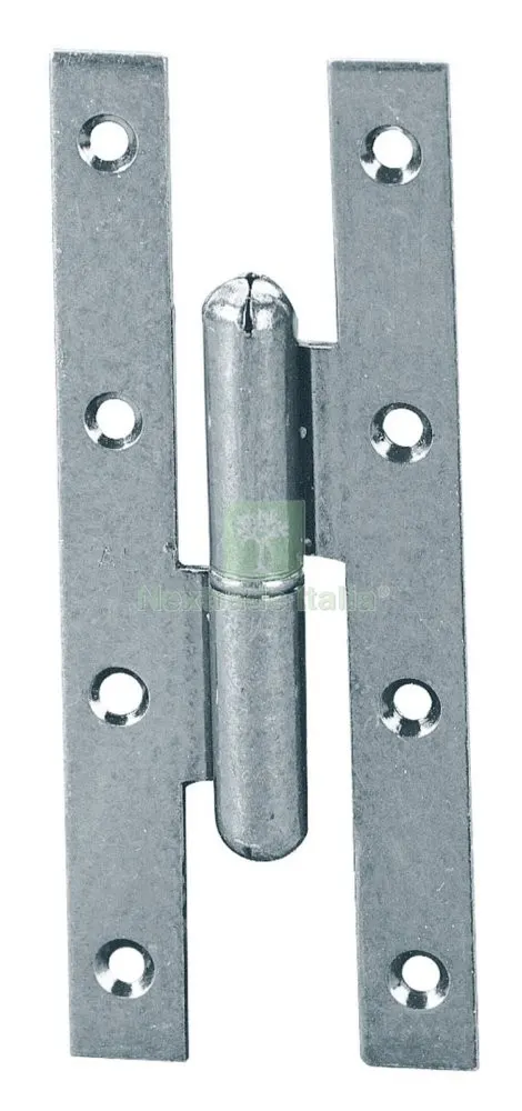 12PZ Paumelles Ferro ART. 105 MM 140X55 Sinistra — Cerniere e cardini — rif. FERX.7648