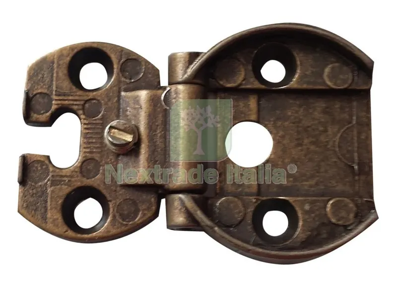 6BLISTER Blister Cerniere 48166Z Bronzata ANTICATA(PZ.2) — Cerniere e cardini — rif. FERX.76483