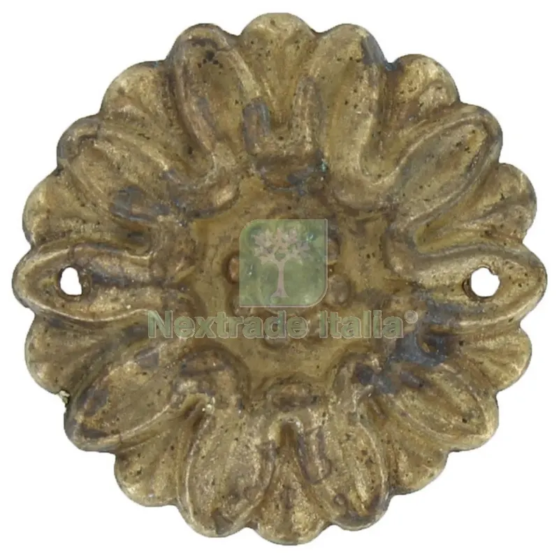 Blister Borchie Ottone 45230.043 Ottone Antico (PZ.4) — Maniglie e pomelli — rif. FERX.76502