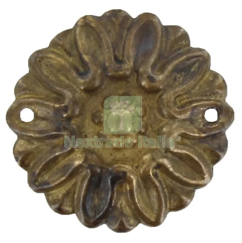 6BLISTER Blister Borchie Ottone 45230.036 Ottone Antico (PZ.4) — Maniglie e pomelli — rif. FERX.76503