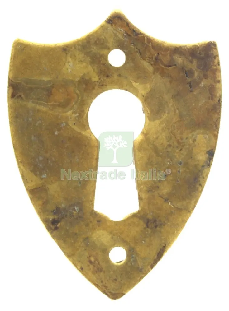 6BLISTER Blister Bocchetta Anticata 30685 MM.30X42 Ottone Antico — Ferramenta per legno e mobili — rif. FERX.76539