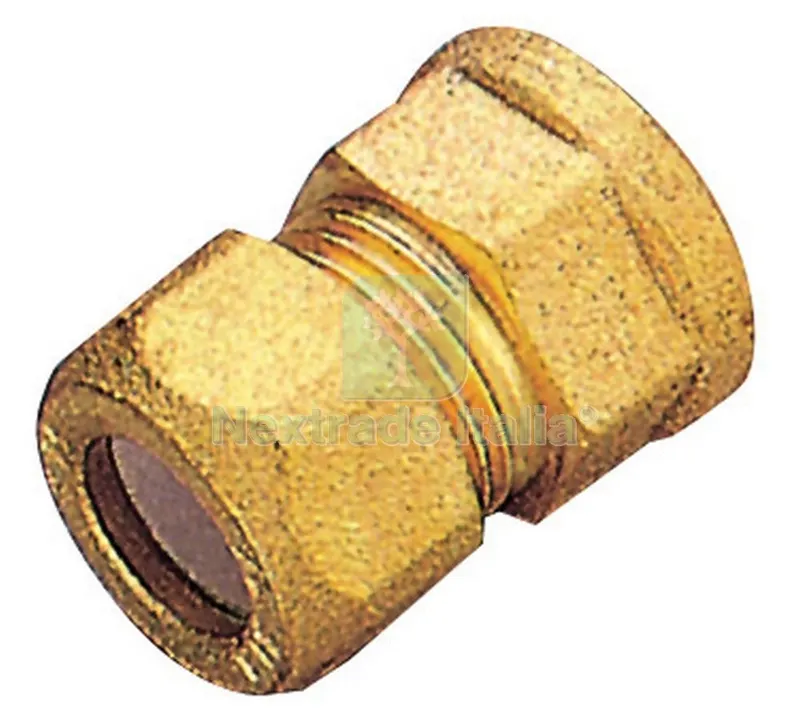 PL RACCORDO IN OTTONE DIRITTO BICONO FEMMINA GAS 12X1/2 PES — Tubi e raccordi — rif. FERX.76598 PL RACCORDO IN OTTONE DIRITTO BICONO FEMMINA GAS 12X1/2 PES — Tubi e raccordi — rif. FERX.76598