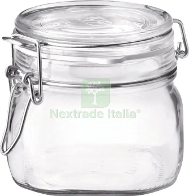 6PZ Barattolo Ermetico Bormioli 0,5 L — Casalinghi e organizzazione — rif. FERX.7662