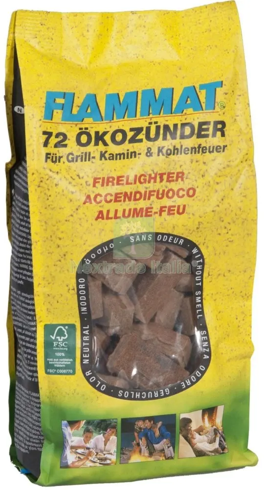 12PZ Accendifuoco Ecologico 72 Cubetti — Tempo libero outdoor — rif. FERX.7677 12PZ Accendifuoco Ecologico 72 Cubetti — Tempo libero outdoor — rif. FERX.7677