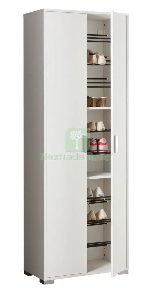 Kit Armadio/Scarpiera 2ANTE 65X35X186H Bianco — Arredo — rif. FERX.7703