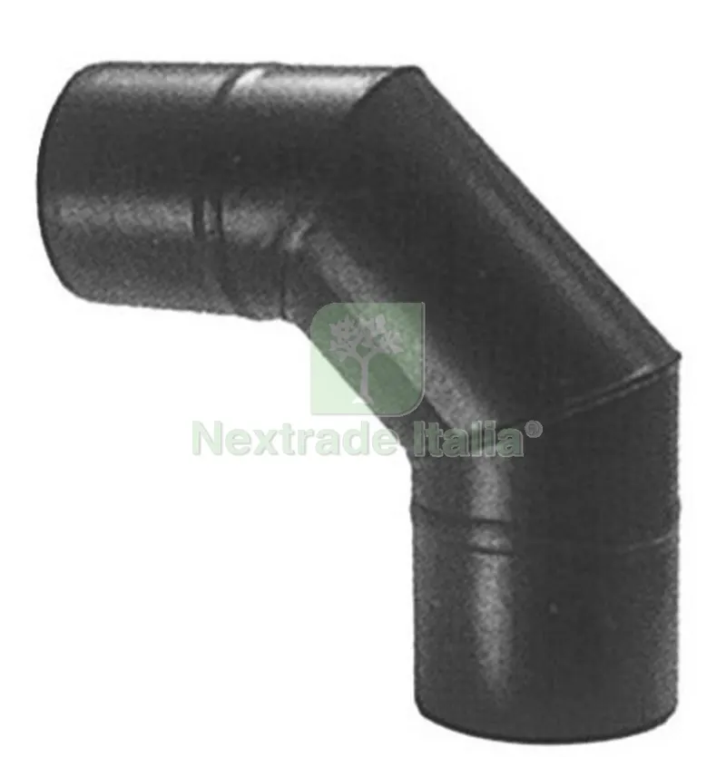 Gomito x Stufa a Pellet 90° Diametro 8MM. — Stufe e camini — rif. FERX.7721 Gomito x Stufa a Pellet 90° Diametro 8MM. — Stufe e camini — rif. FERX.7721
