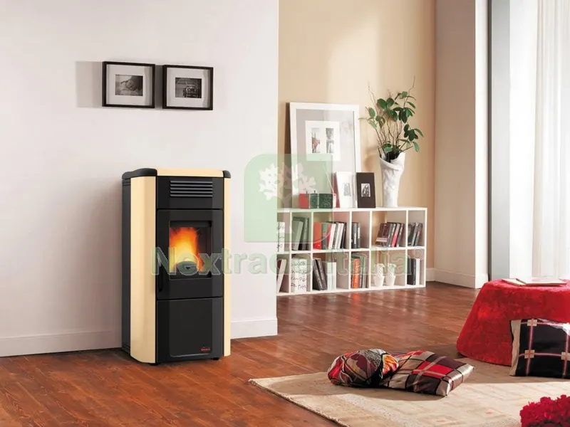 Stufa Pellet KW.10 Viviana Pergamena — Stufe e camini — rif. FERX.7723 Stufa Pellet KW.10 Viviana Pergamena — Stufe e camini — rif. FERX.7723