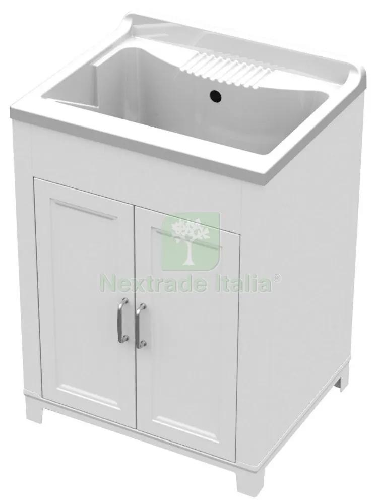 KIT LAVATOIO RESINA ANTIACIDO 60X50 CM BIANCO — Tubi e raccordi — rif. FERX.7793 KIT LAVATOIO RESINA ANTIACIDO 60X50 CM BIANCO — Tubi e raccordi — rif. FERX.7793