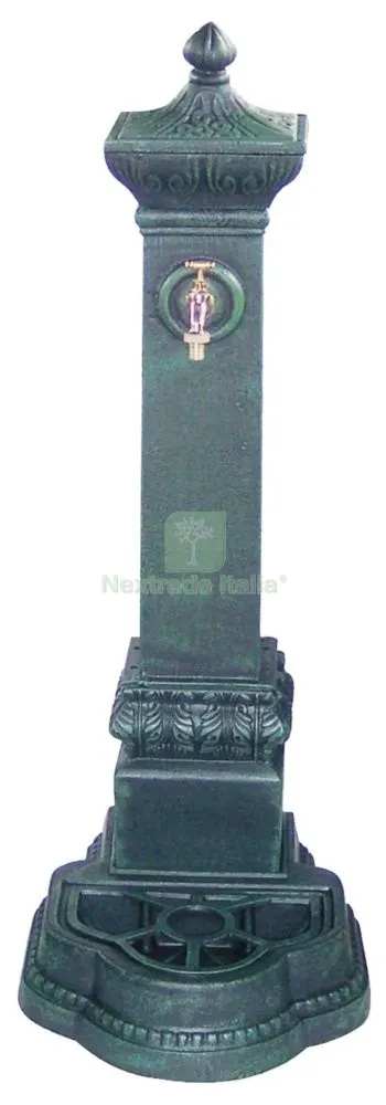 Fontana in Ghisa a Pavimento CM.97 Verde Antico — Irrigazione — rif. FERX.7881