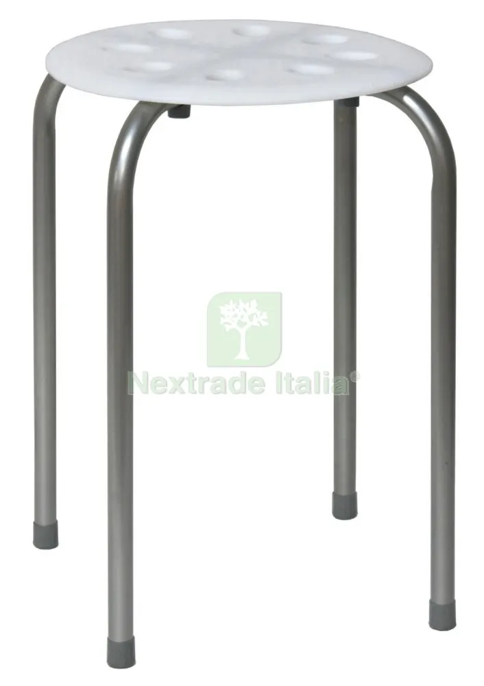 6PZ Sgabello MOD.DOLLINO Bianco — Arredo — rif. FERX.78990 6PZ Sgabello MOD.DOLLINO Bianco — Arredo — rif. FERX.78990