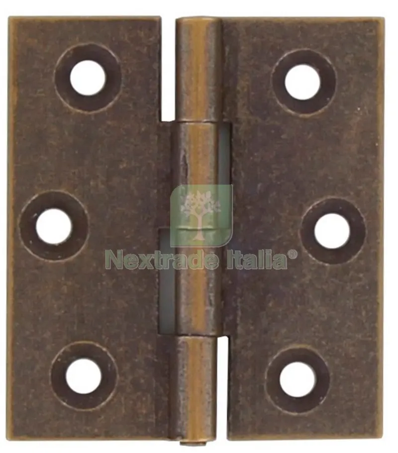 24PZ CERNIERA FRESATA PIANA ORO BRONZATO GR.40X35 — Cerniere e cardini — rif. FERX.7906 24PZ CERNIERA FRESATA PIANA ORO BRONZATO GR.40X35 — Cerniere e cardini — rif. FERX.7906