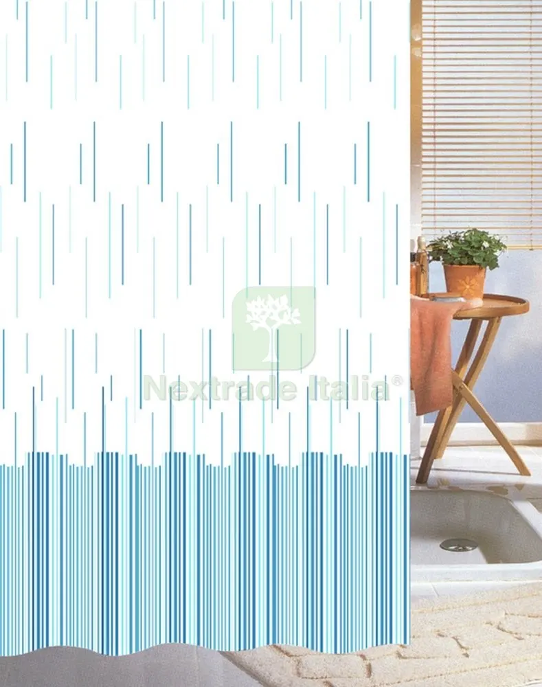 Tenda Doccia Poliestere DIS.79-1A CM.240X200 — Accessori bagno — rif. FERX.8001 Tenda Doccia Poliestere DIS.79-1A CM.240X200 — Accessori bagno — rif. FERX.8001