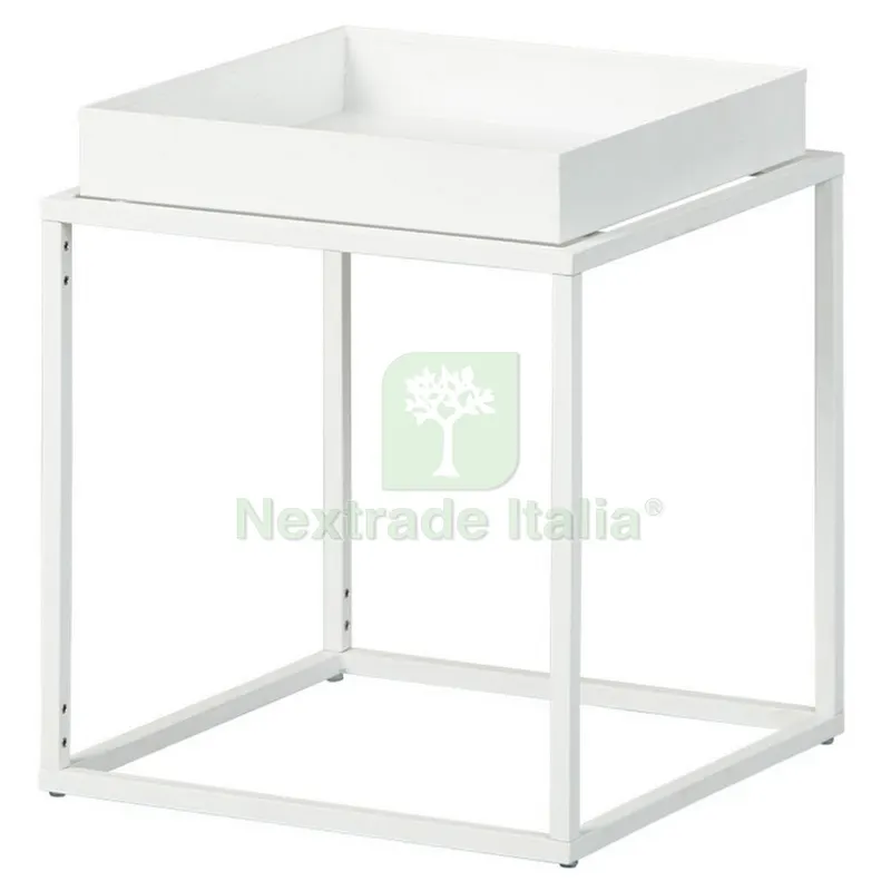 Kit Tavolino Metallo CM.35X35X40H Bianco — Arredo — rif. FERX.80142 Kit Tavolino Metallo CM.35X35X40H Bianco — Arredo — rif. FERX.80142