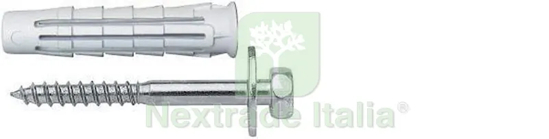 5SCATOLE SC ELEMATIC TASSELLO T6/VTE R 10X50 CON VITE 10 PZ — Tasselli e ancoraggi — rif. FERX.80606 — foto 3