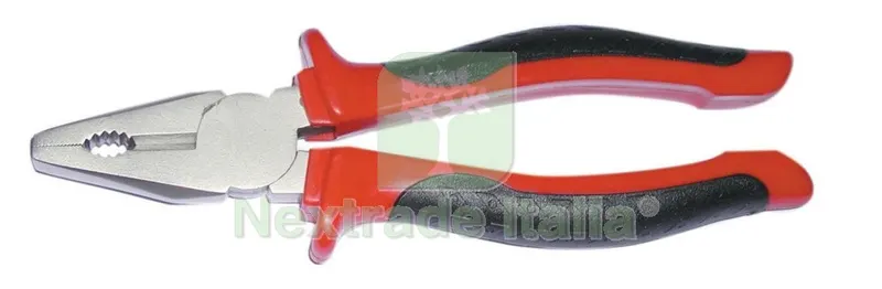 6PZ PINZA UNIVERSALE BICOLORE MM.200 — Pinze e tronchesi — rif. FERX.8121 6PZ PINZA UNIVERSALE BICOLORE MM.200 — Pinze e tronchesi — rif. FERX.8121