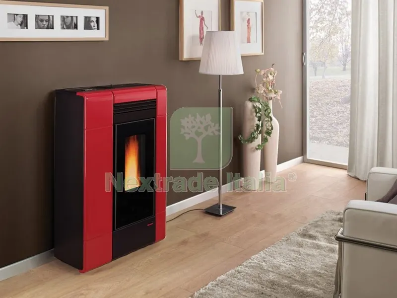 Stufa Pellet KW. 9 Ilenia Canalizzata Bordo' — Stufe e camini — rif. FERX.8157
