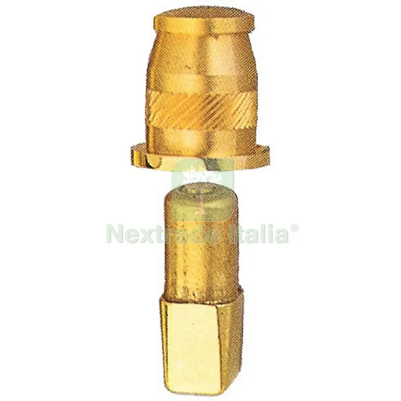PILETTA A SFERA OTTONE LUCIDO — Scarichi e sifoni — rif. FERX.8184