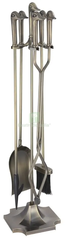 Set Camino Cigno Anticato — Stufe e camini — rif. FERX.8186 Set Camino Cigno Anticato — Stufe e camini — rif. FERX.8186